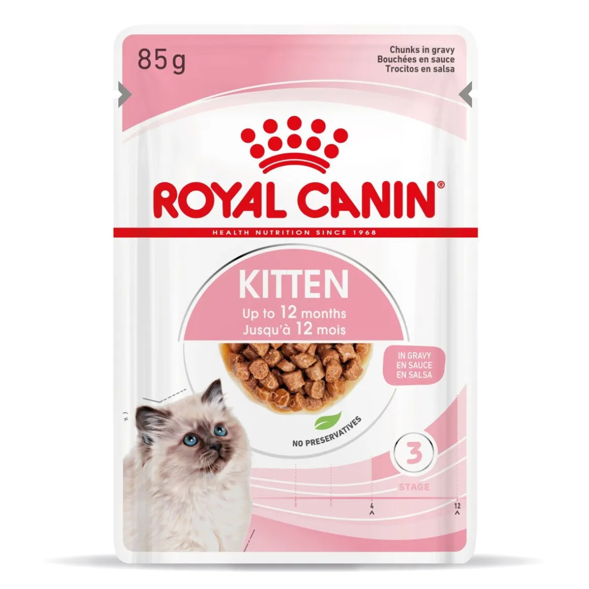 Royal Canin Kitten Gravy 85g, 48-pack