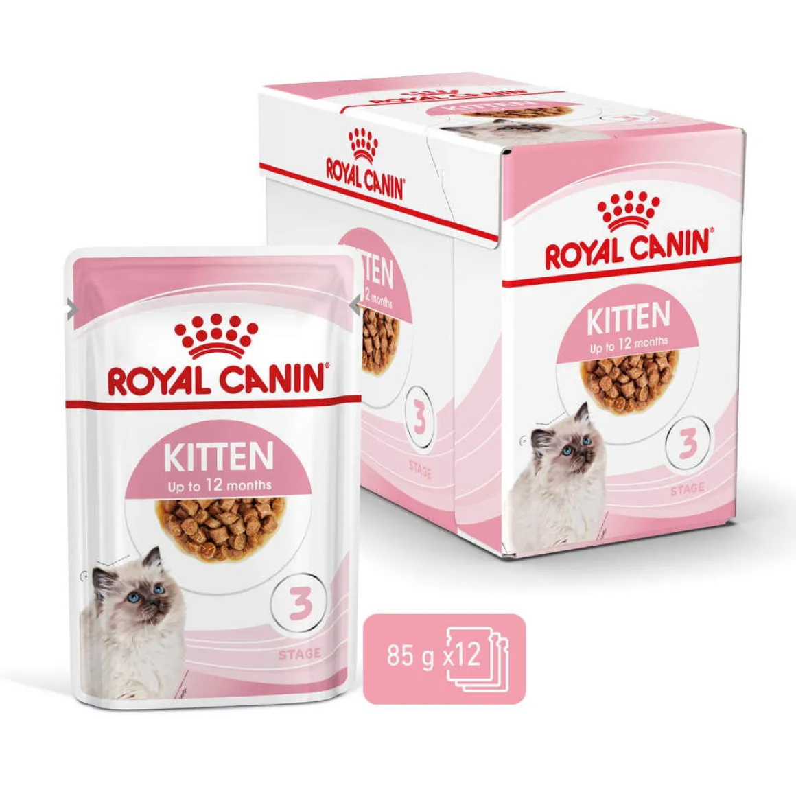 Royal Canin Kitten Gravy 85g, 48-pack