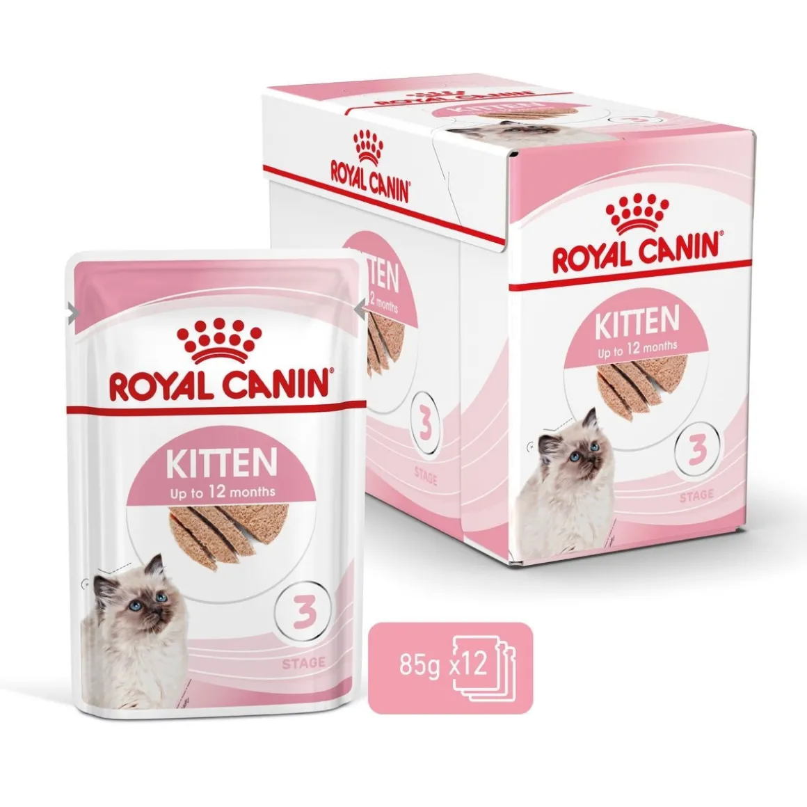 Royal Canin Kitten Loaf 85g, 48-pack