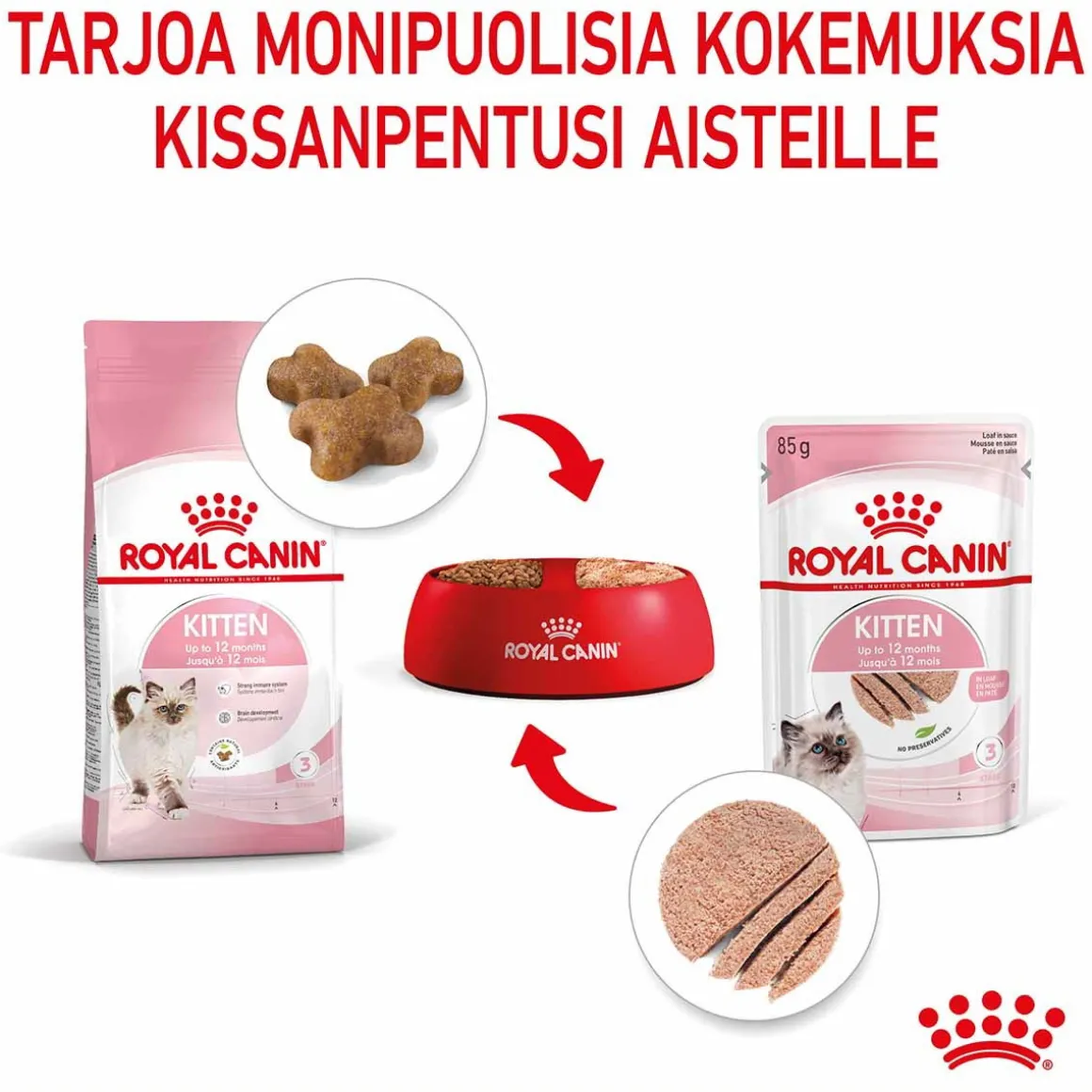 Royal Canin Kitten Loaf 85g, 48-pack