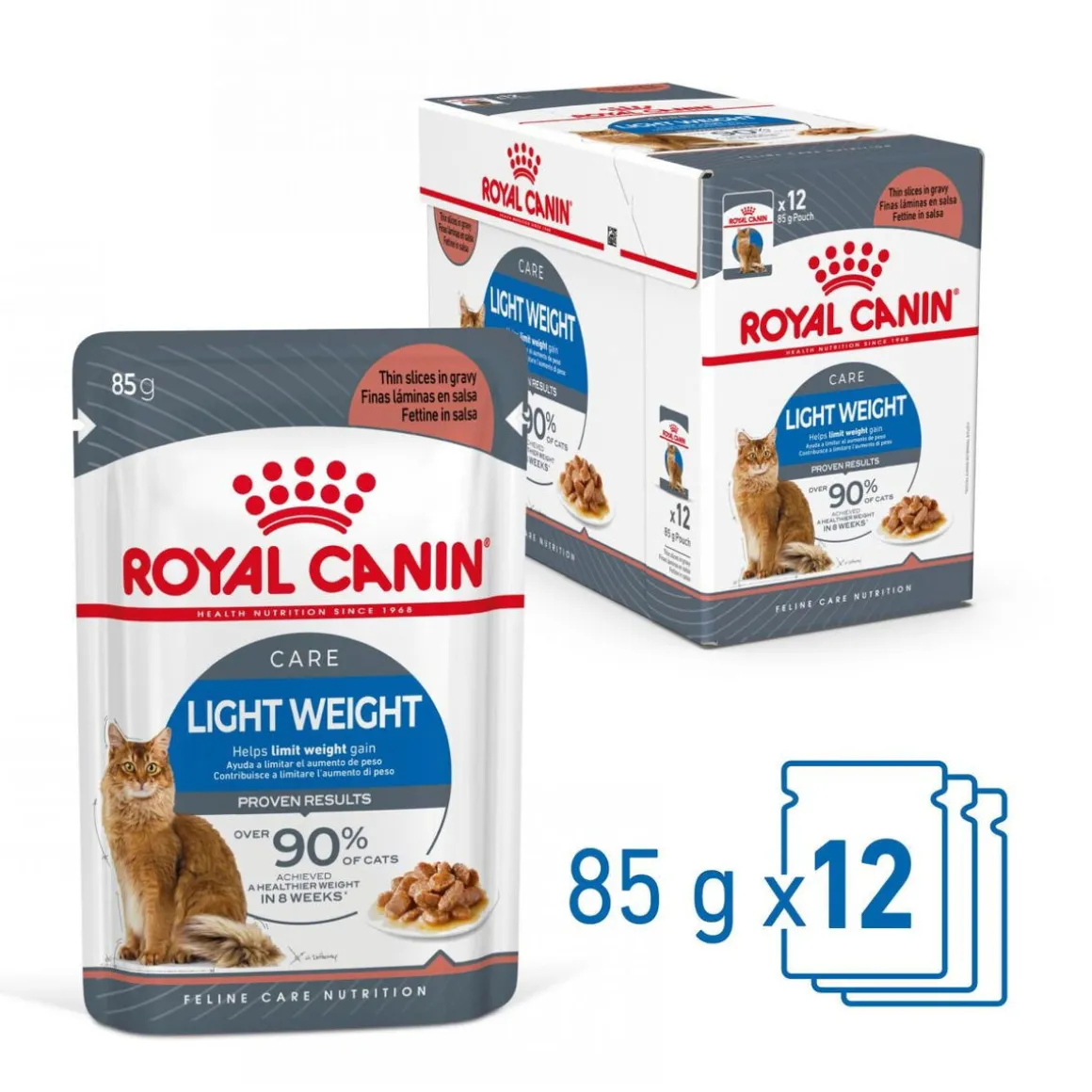 Royal Canin Light Weight Care Gravy, 12 x 85 g