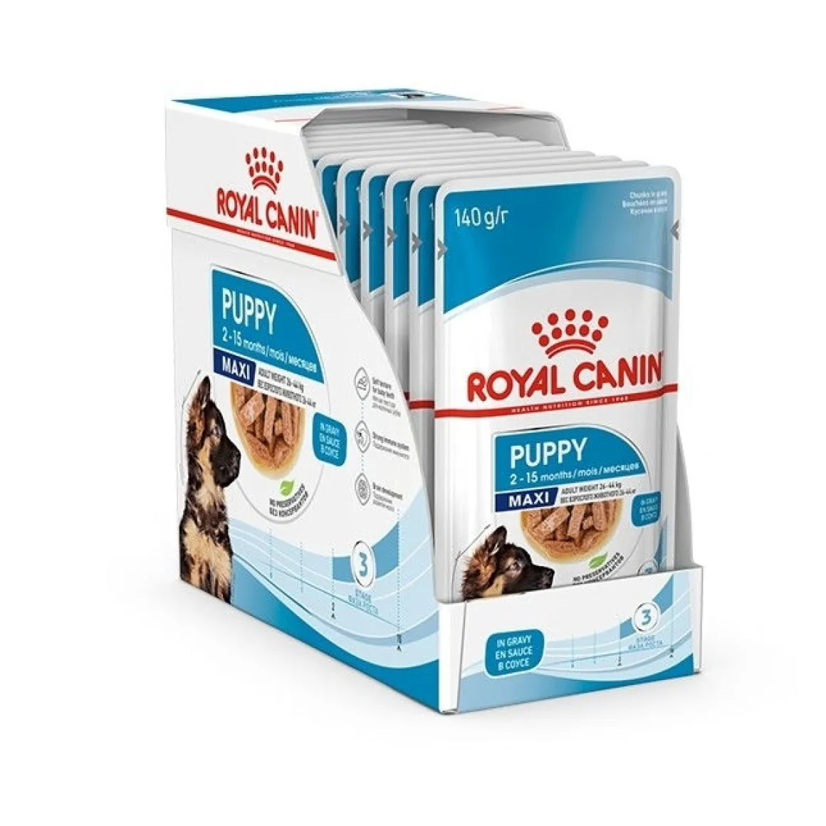 Royal Canin Maxi Puppy Wet 10x140g