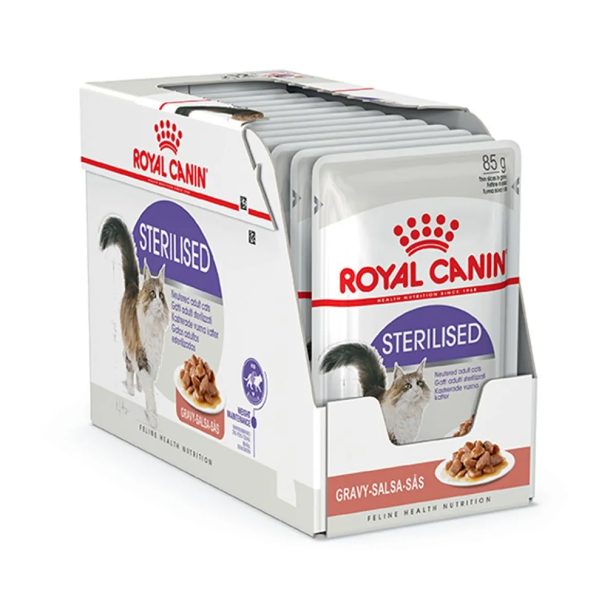 Royal Canin Sterilised Gravy 85g, 48-pack