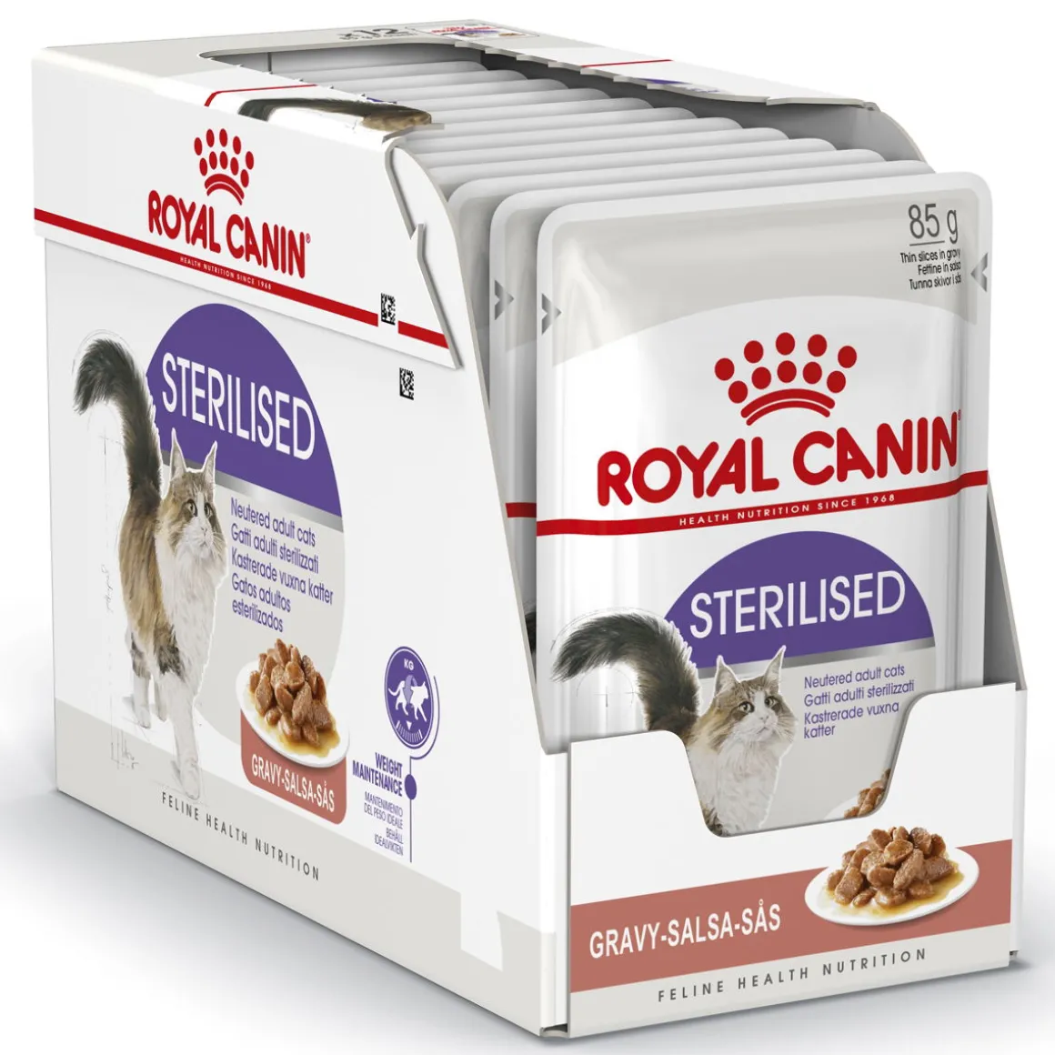 Royal Canin Sterilised Gravy 85g, 48-pack