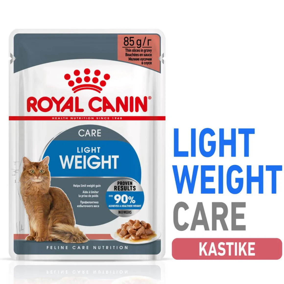 Royal Canin Ultra Light Gravy 85g, 48-pack