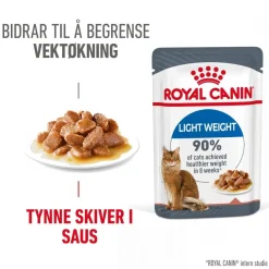 Royal Canin Ultra Light Gravy 85g, 48-pack