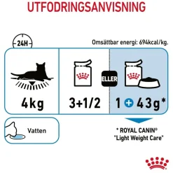 Royal Canin Ultra Light Gravy 85g, 48-pack