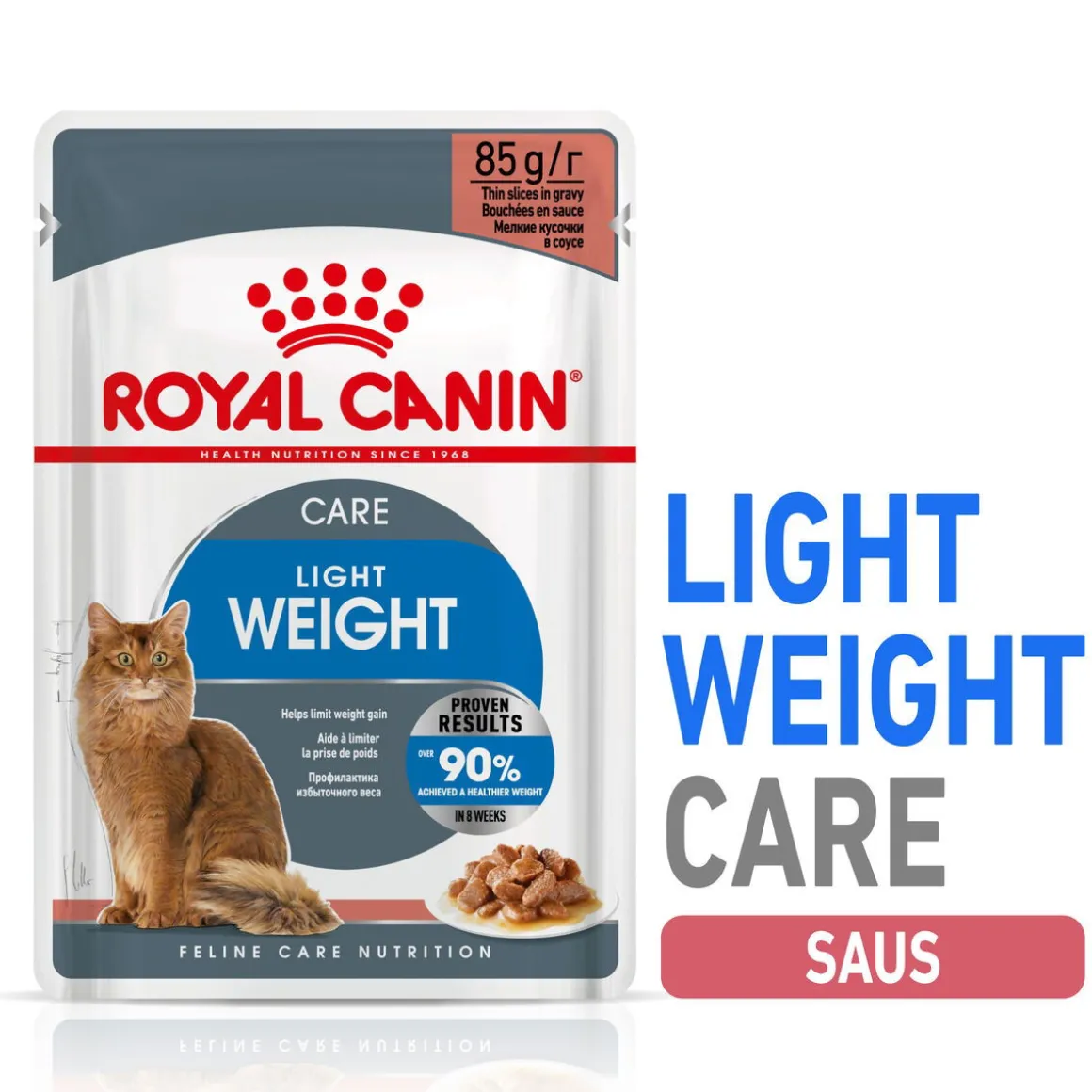 Royal Canin Ultra Light Gravy 85g, 48-pack