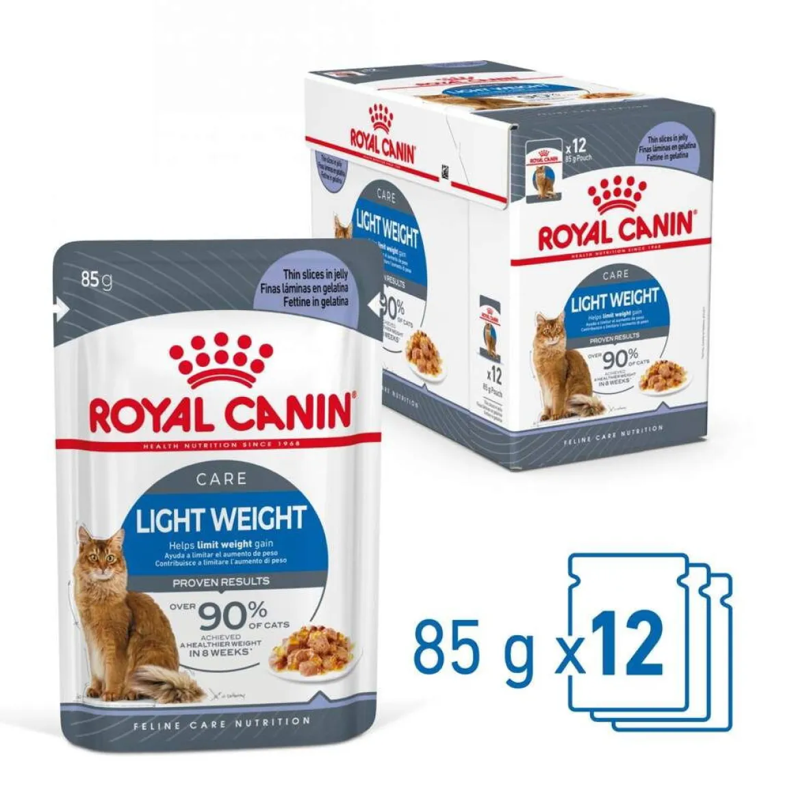 Royal Canin Ultra Light Jelly 85g, 48-pack