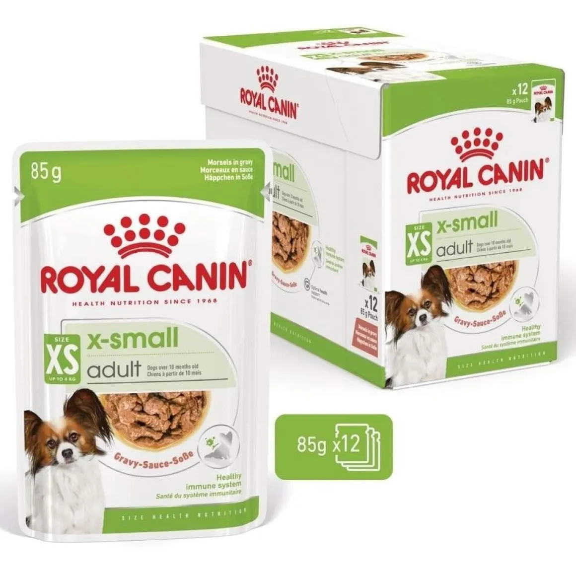 Royal Canin XS Adult märkäruoka 12 x 85 g