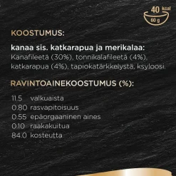 Sheba kana, katkarapu & kala kastikkeessa 60g