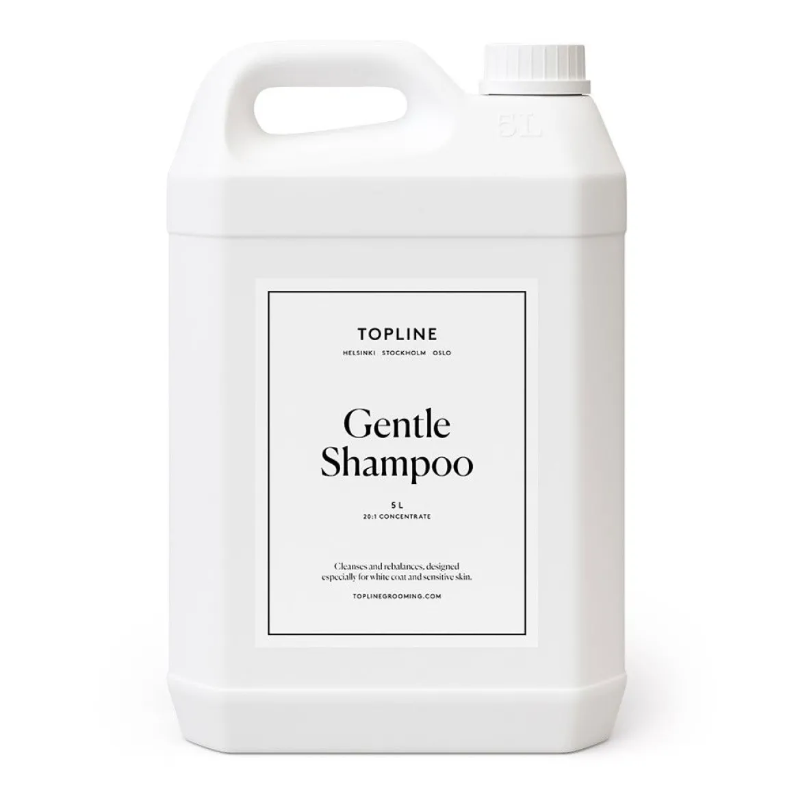 Topline Gentle -koiranshampoo 5 l