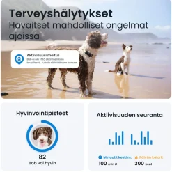 Tractive GPS koiralle DOG 6, musta