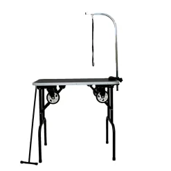 Trimmauspöytä pyörillä PetEasy 81x46cm