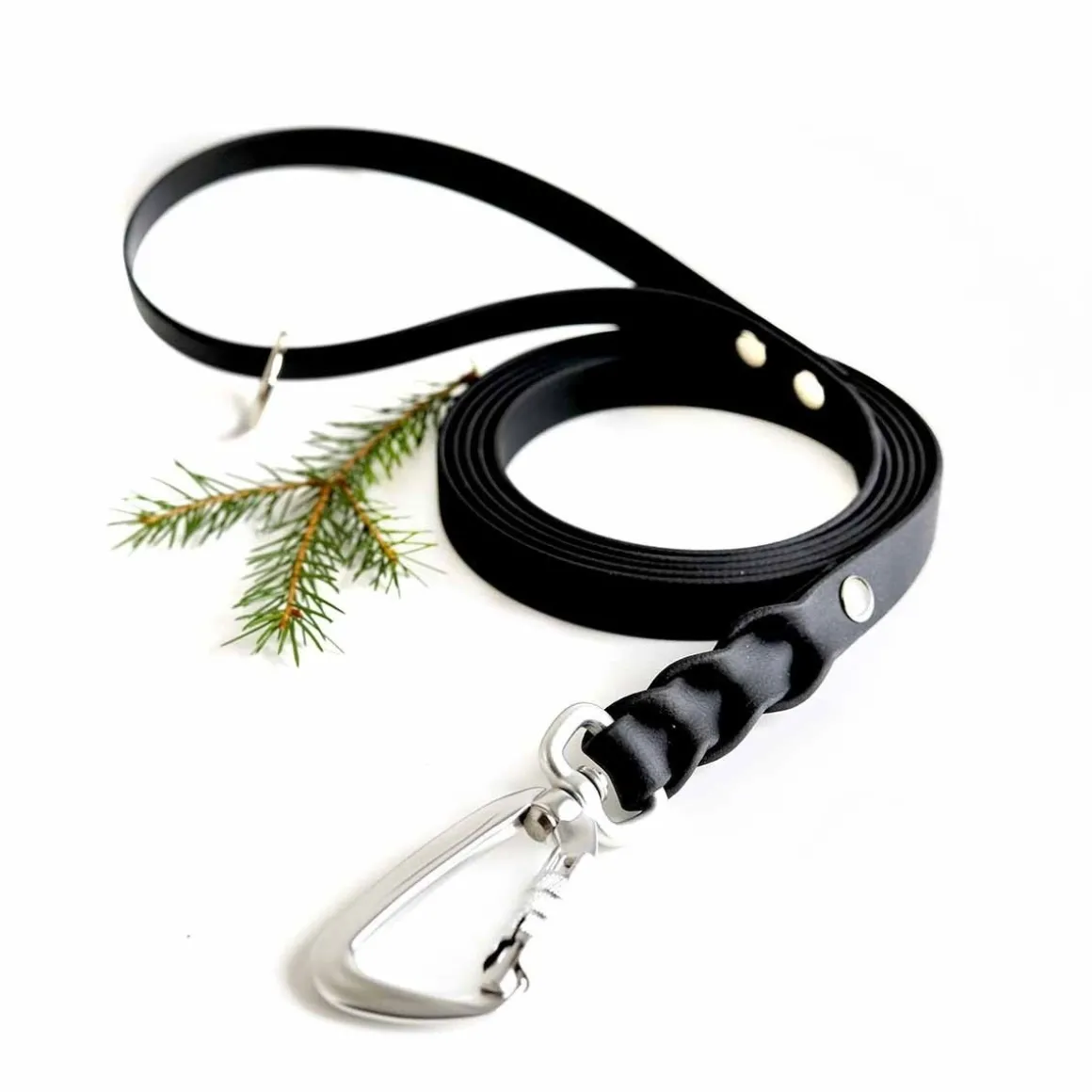 Tyylivoitto Braid hihna Twistlockilla, musta 200cm