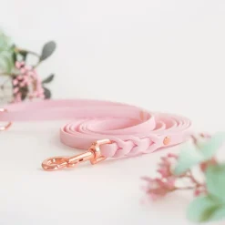 Tyylivoitto Braid talutin, baby pink/ruusukulta