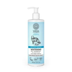 Valkoisen koiran shampoo Wilda Siberica Whitening 400ml