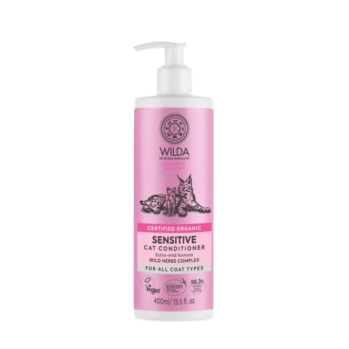 Wilda Sensitive Cat kissan hoitoaine 400 ml