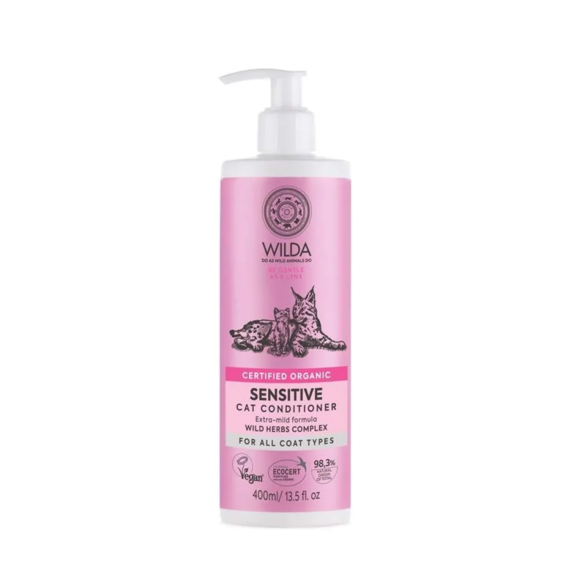 Wilda Sensitive Cat kissan hoitoaine 400 ml