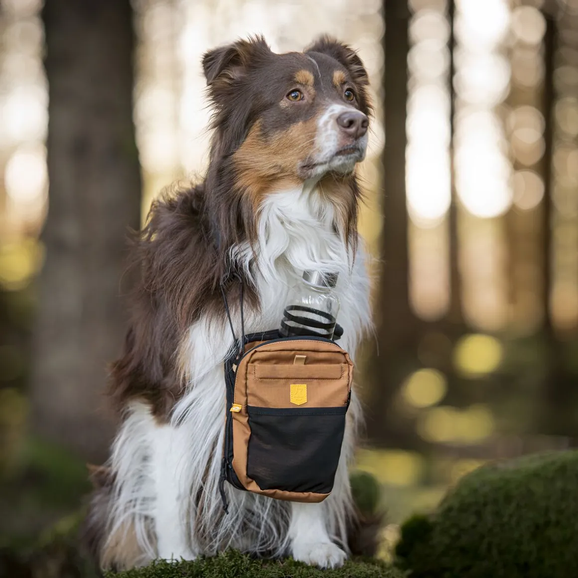 Woolly Wolf Hydration -olkalaukku, brown mix